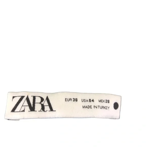 Zara Black Trousers Dress Pants - Picture 8 of 8